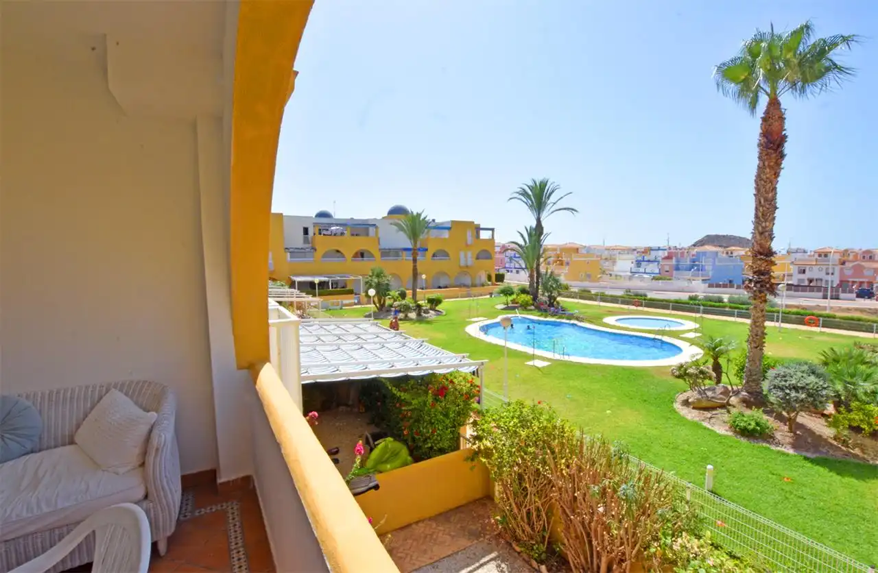 Garden of Apartments for sale in Pulpí  with Air Conditioner, Terrace and Swimming Pool