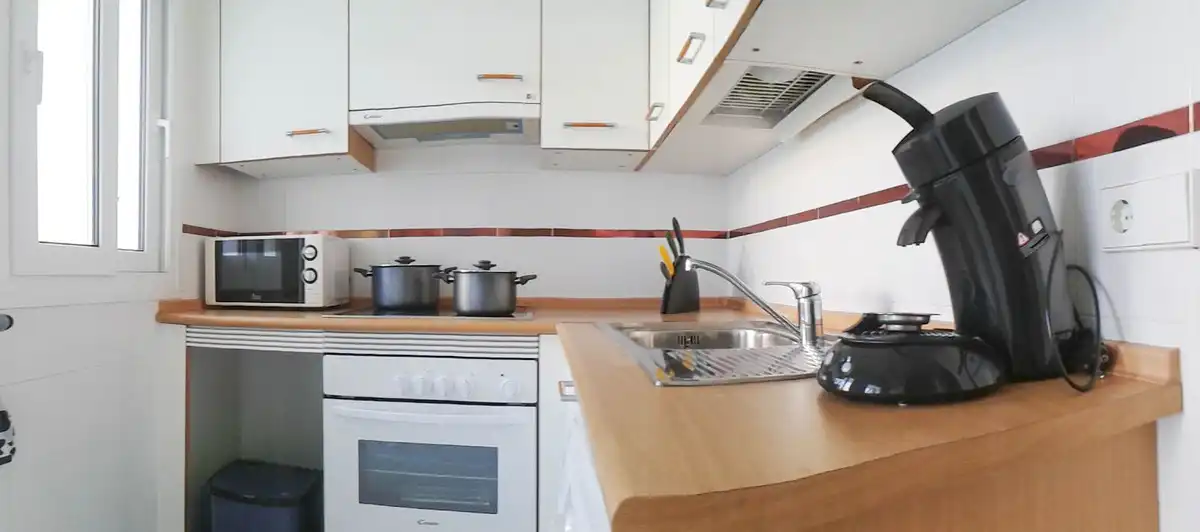 Cocina de Apartamento en venta en Manilva con Terraza y Trastero