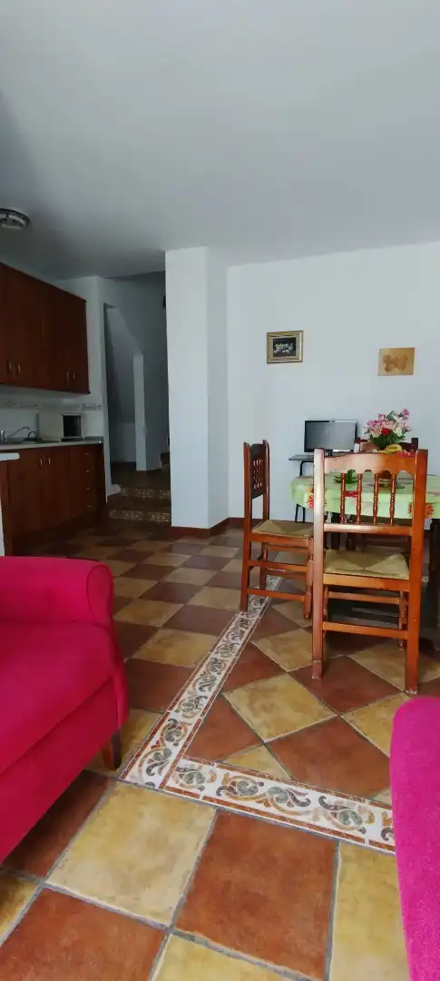 Sala d'estar de Casa adosada en venda en El Pinar amb Terrassa, Moblat i Forn