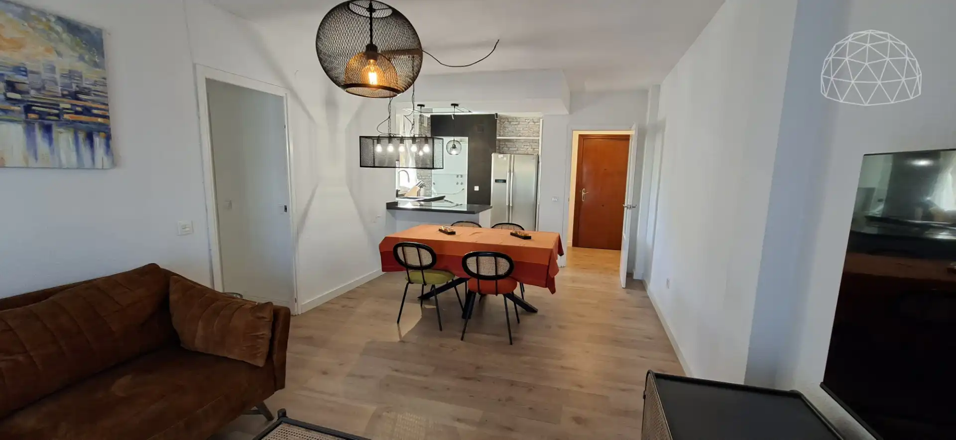 Dining room of Flat for sale in Sevilla  with Air Conditioner, Private garden and Furnished