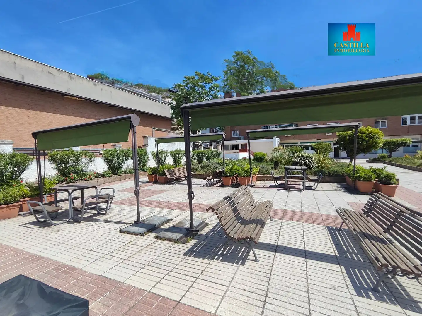 Terrace of Flat for sale in  Madrid Capital  with Air Conditioner, Private garden and Terrace