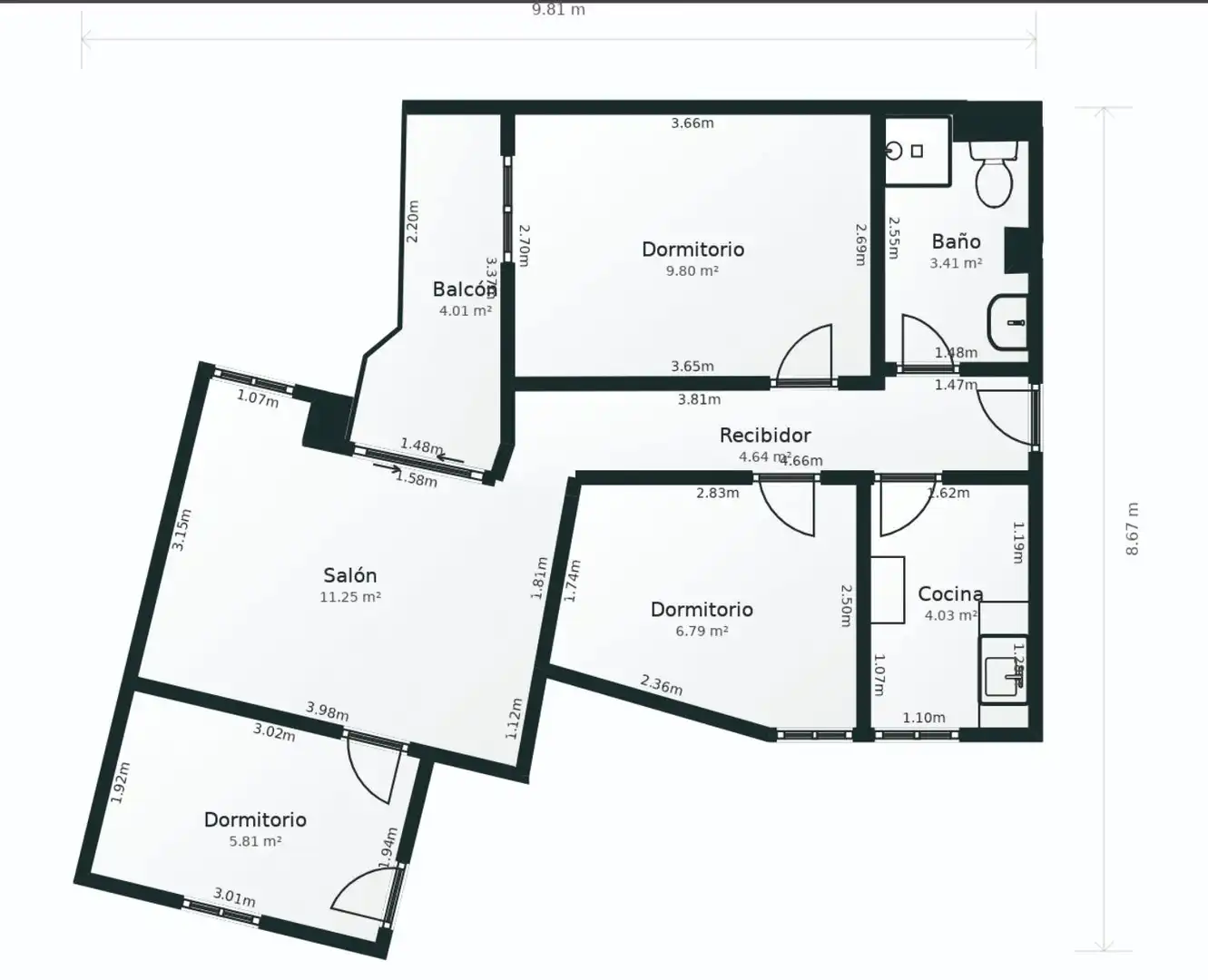 Piso en venta en Cortegana