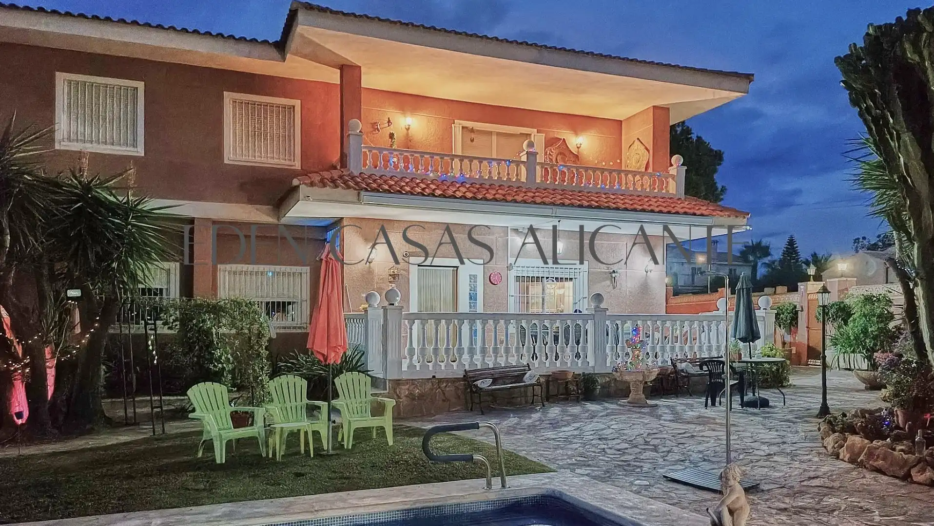 Terraza de Casa o chalet en venta en Mutxamel con Aire acondicionado, Calefacción y Jardín privado