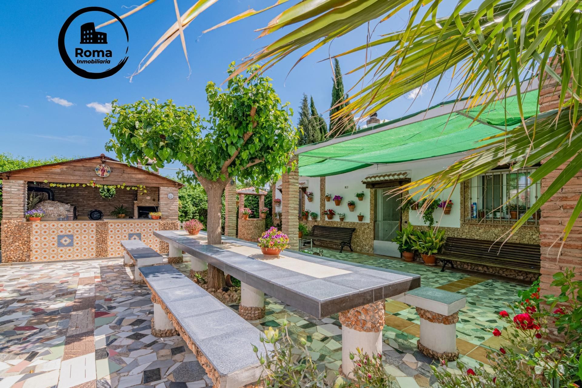 Jardí de Finca rústica en venda en Pinos Puente amb Jardí privat, Terrassa i Traster