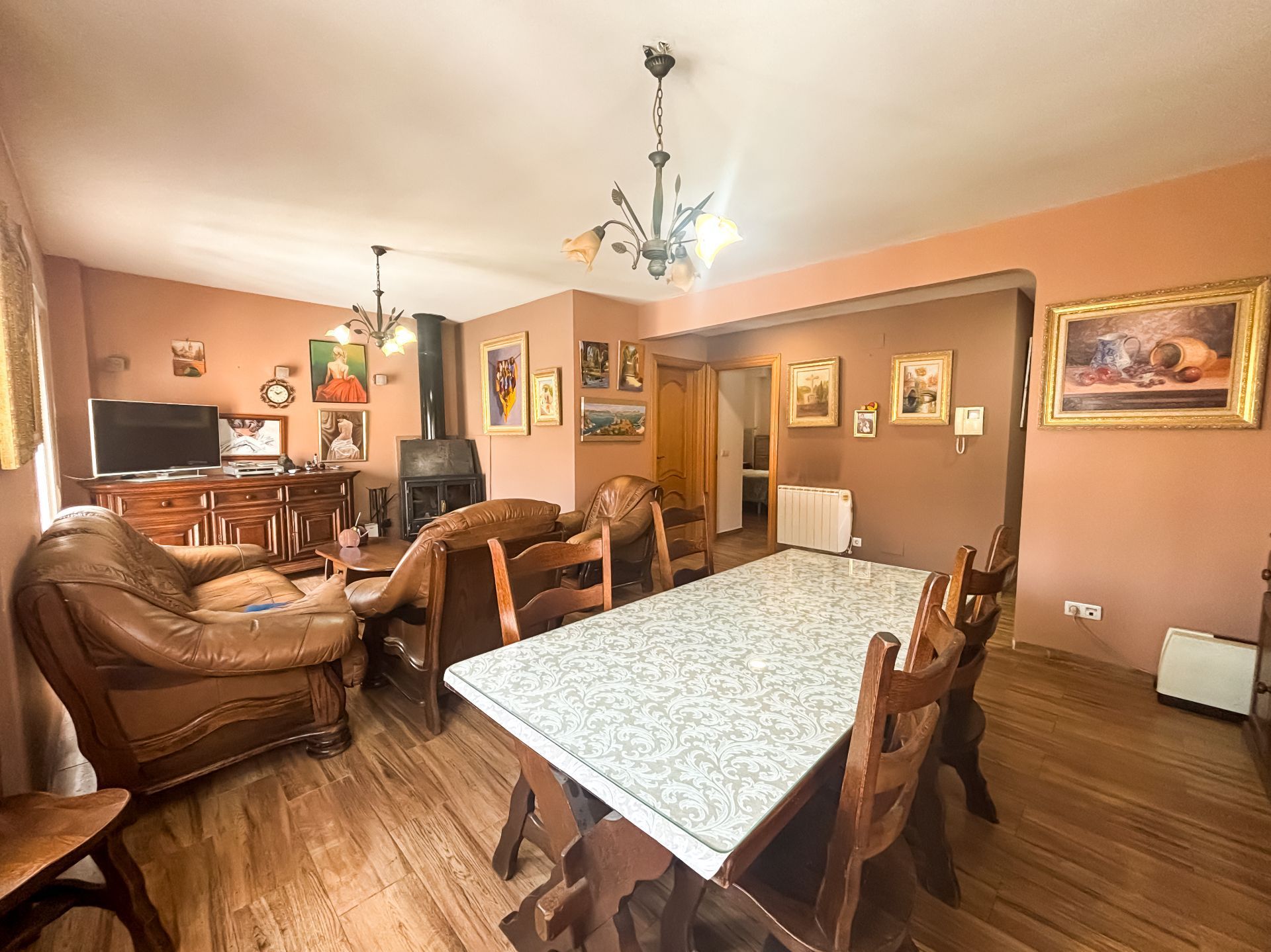 Dining room of House or chalet for sale in  Granada Capital  with Air Conditioner and Terrace