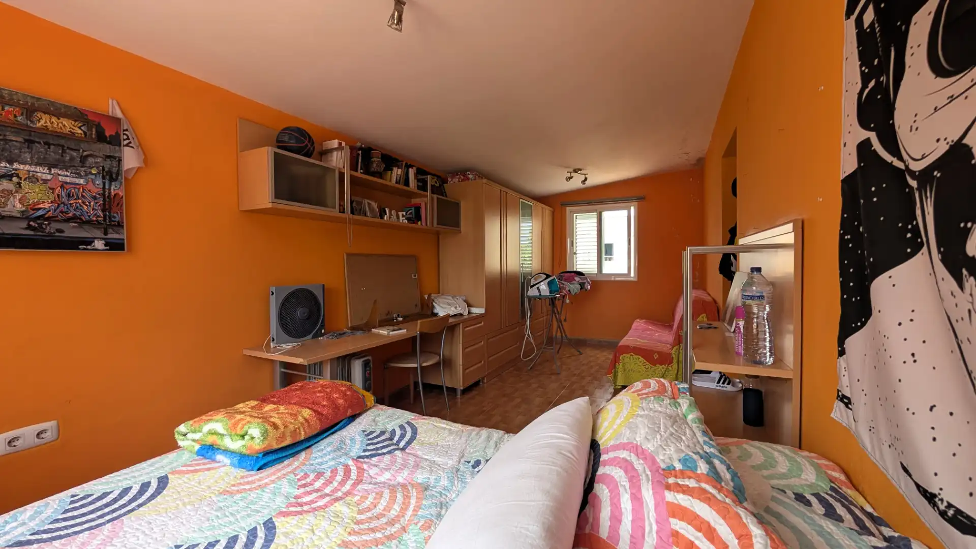 Dormitori de Casa adosada en venda en Tuineje amb Aire condicionat, Jardí privat i Terrassa
