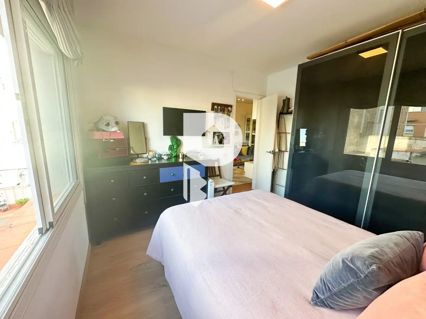 Bedroom of Flat for sale in Cornellà de Llobregat  with Air Conditioner, Heating and Parquet flooring