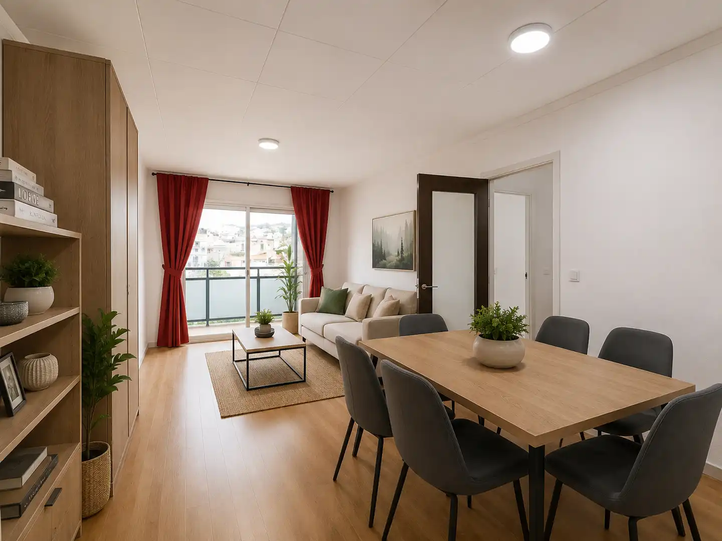 Sala d'estar de Pis en venda en Castelldefels amb Aire condicionat, Parquet i Terrassa