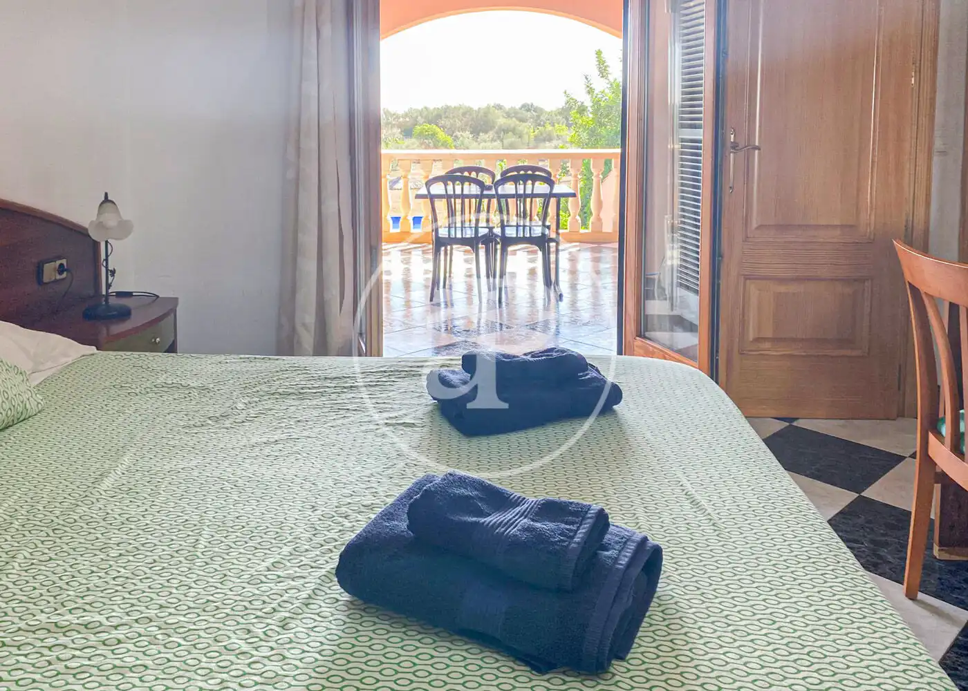 Bedroom of Houses for rent in Llucmajor  with Air Conditioner, Heating and Private garden