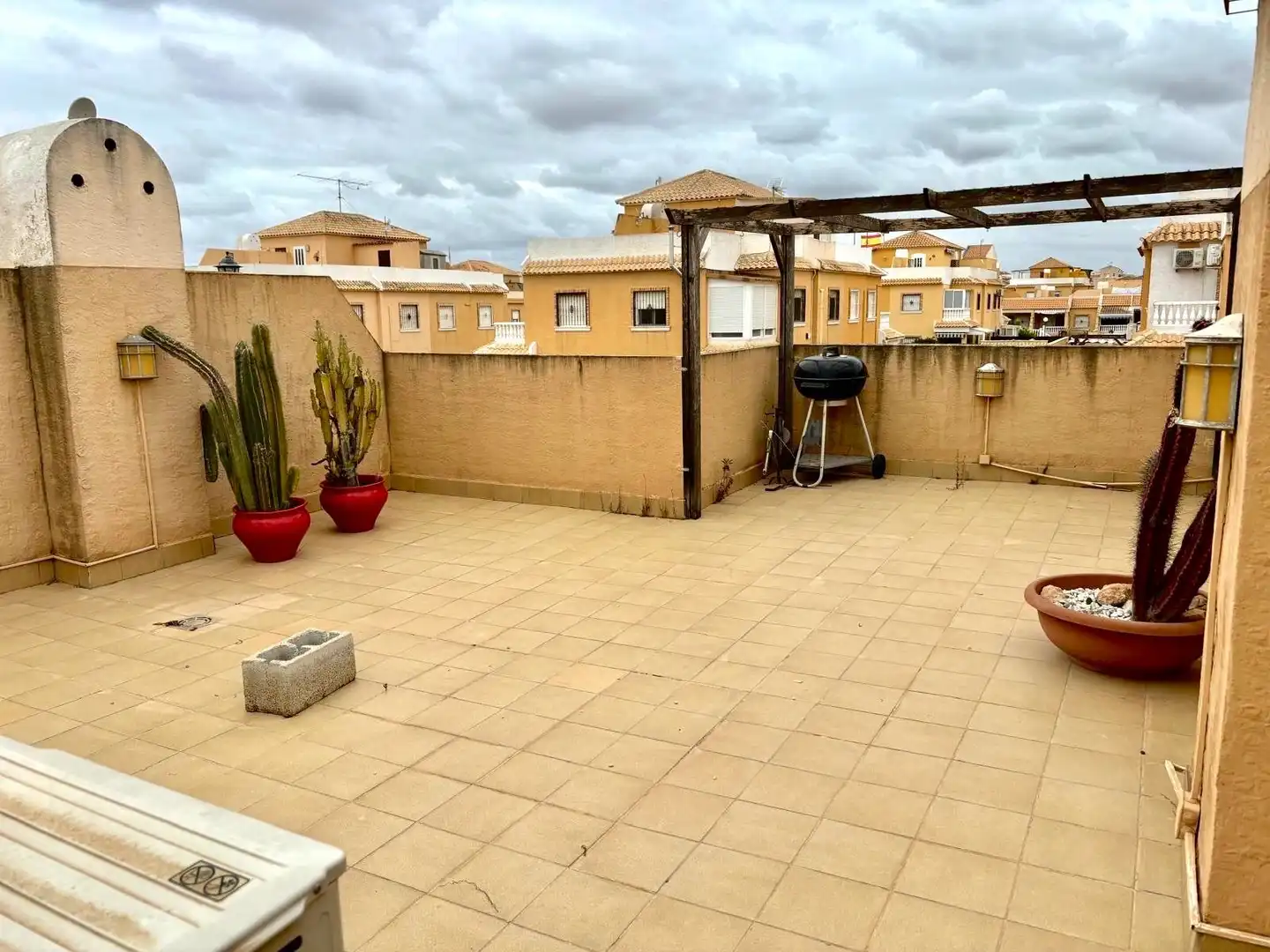 Terraza de Casa adosada de alquiler en Rojales con Aire acondicionado y Terraza