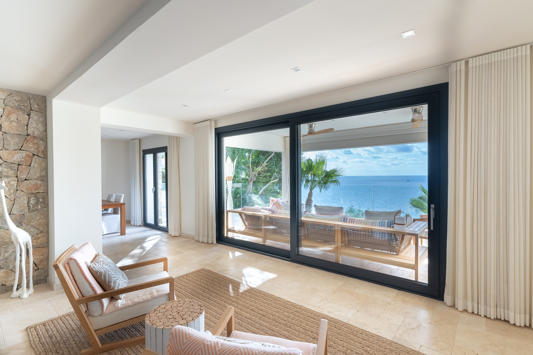 Living room of House or chalet for sale in Andratx  with Air Conditioner, Private garden and Terrace