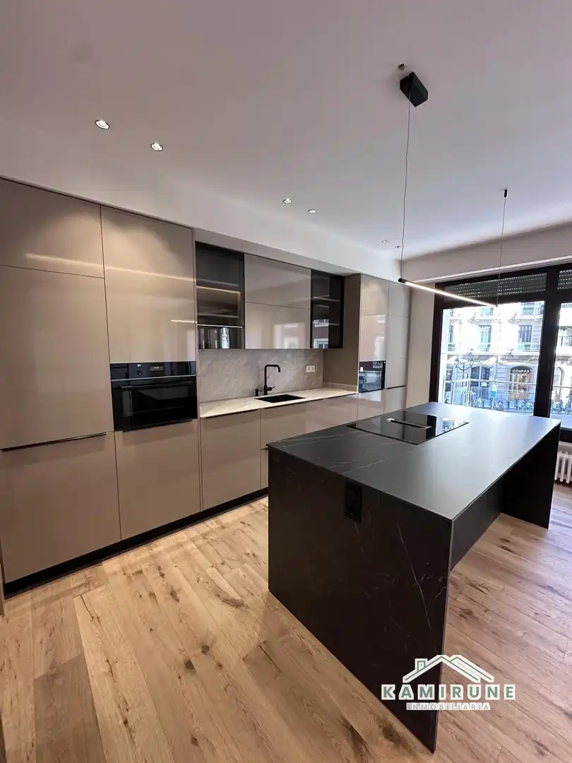 Kitchen of Flat for rent in Bilbao   with Heating, Terrace and Storage room