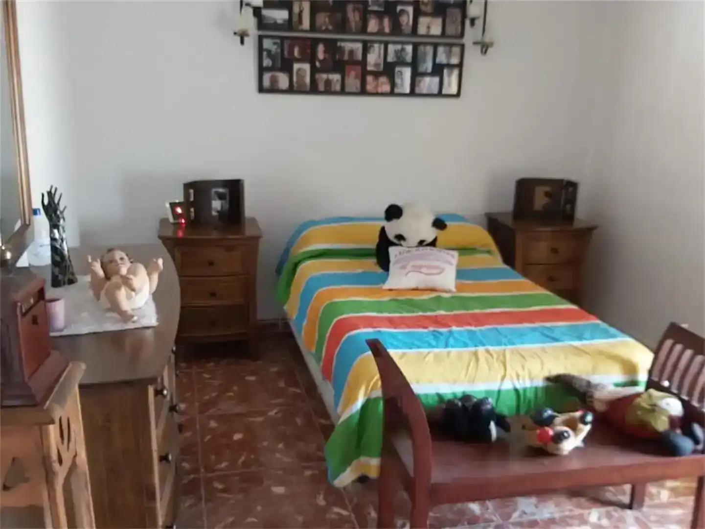 Schlafzimmer von Maisonette zum Verkauf in El Ejido mit Klimaanlage, Privatgarten und Möbliert