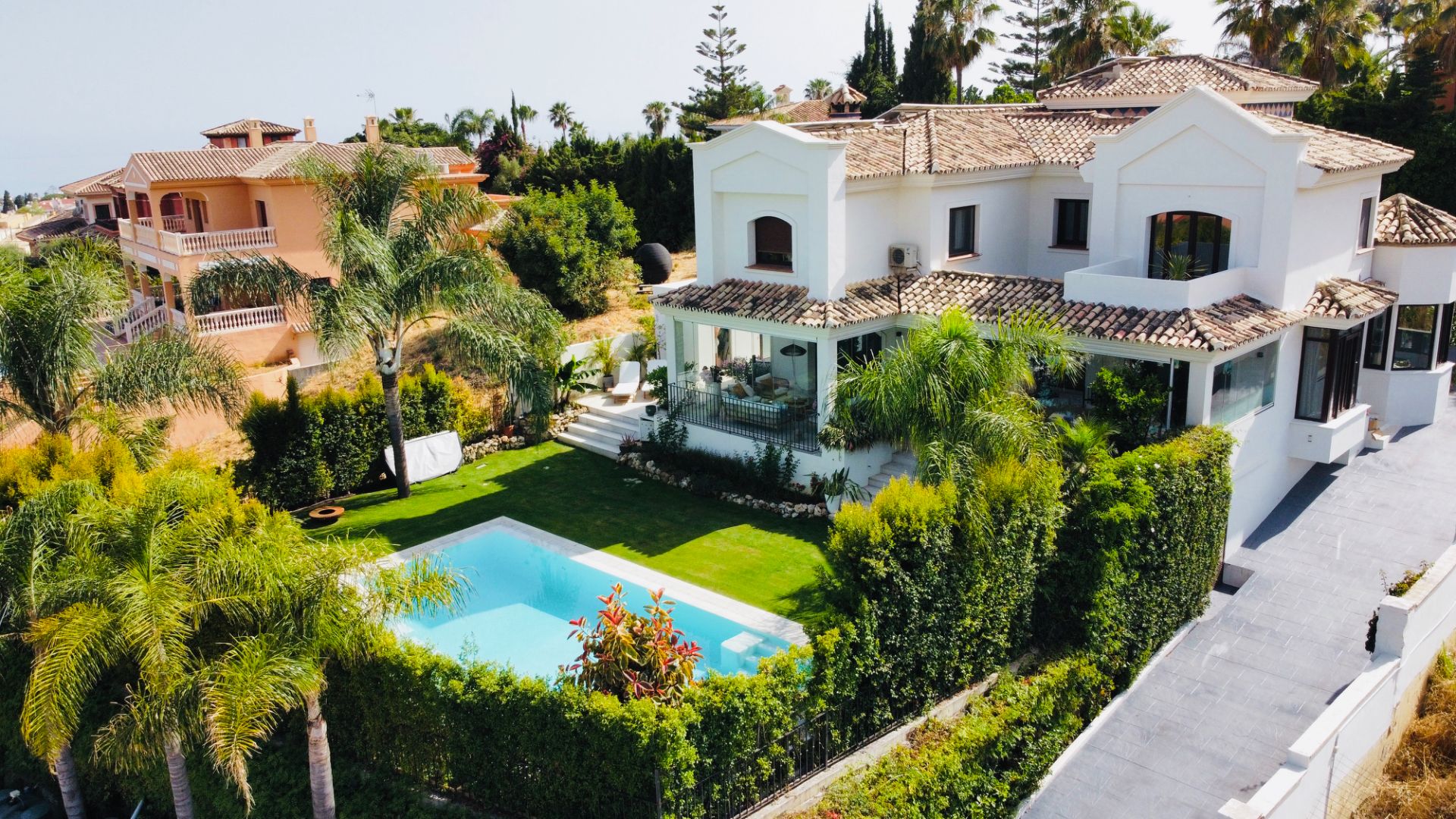 Garden of House or chalet for sale in Marbella  with Air Conditioner, Heating and Private garden
