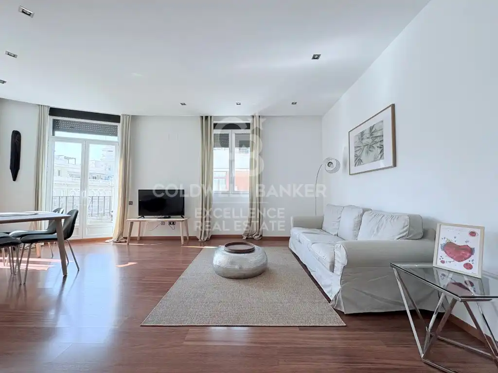 Sala de estar de Piso de alquiler en Valencia con Aire acondicionado, Amueblado y Horno