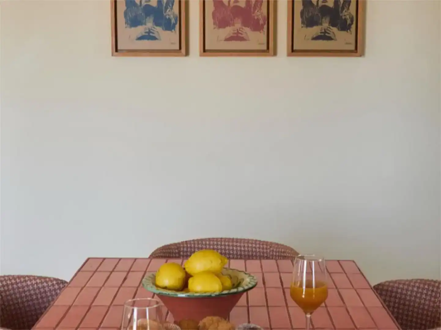Esszimmer von Haus oder Chalet zur Miete in Almonte mit Klimaanlage, Privatgarten und Schwimmbad