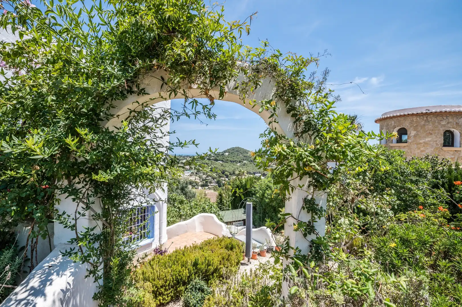 Jardín de Casa o chalet en venta en Jávea / Xàbia con Aire acondicionado, Calefacción y Jardín privado