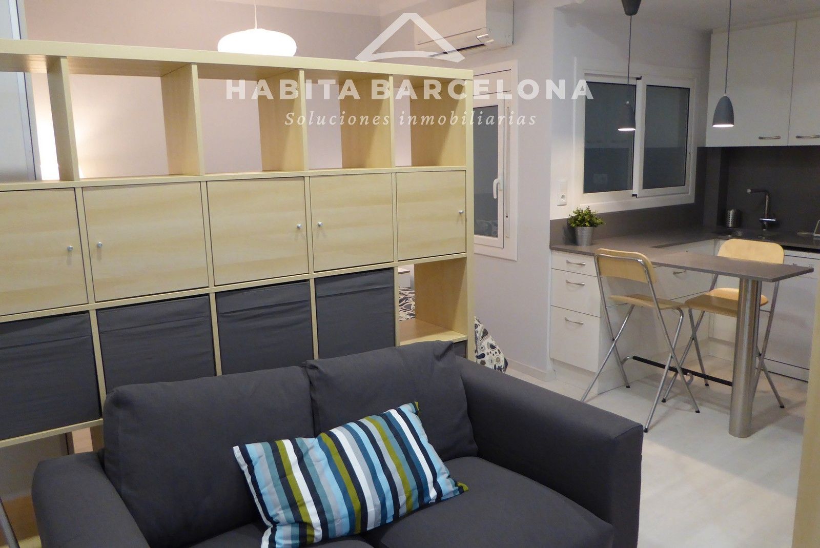 Bedroom of Flat to rent in  Barcelona Capital  with Air Conditioner, Heating and Furnished