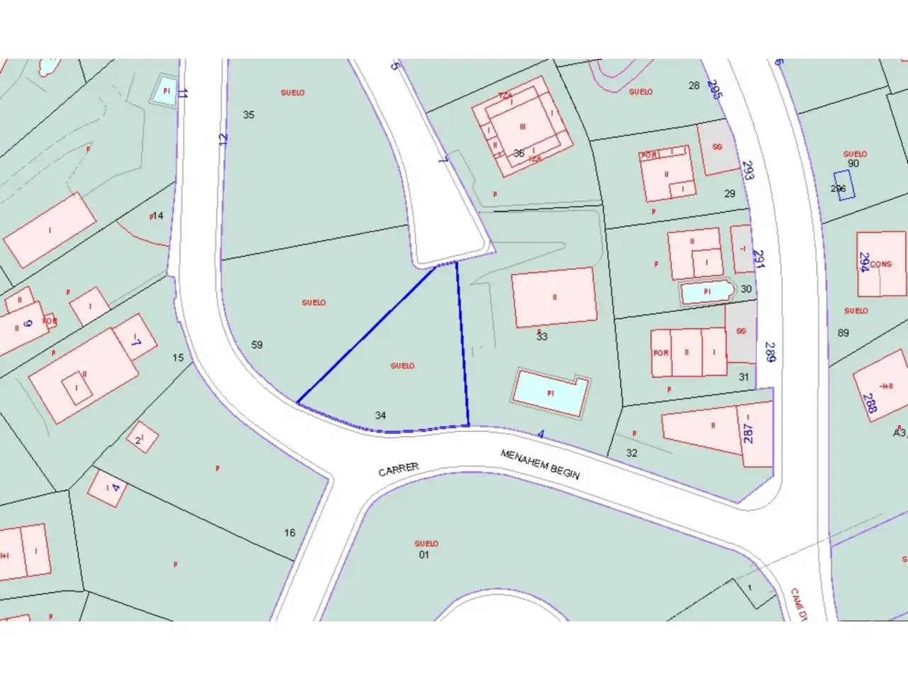 Terreno residencial en venta en Calle MENAHEM BEGIN 8, imagen 5