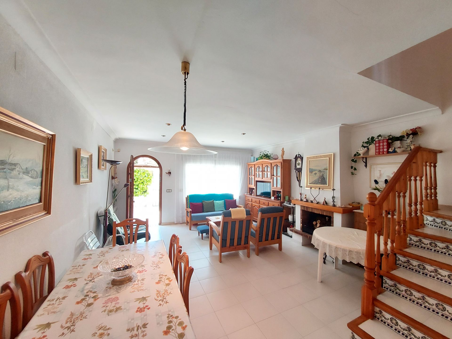 Dining room of Single-family semi-detached for sale in El Vendrell  with Heating, Private garden and Furnished