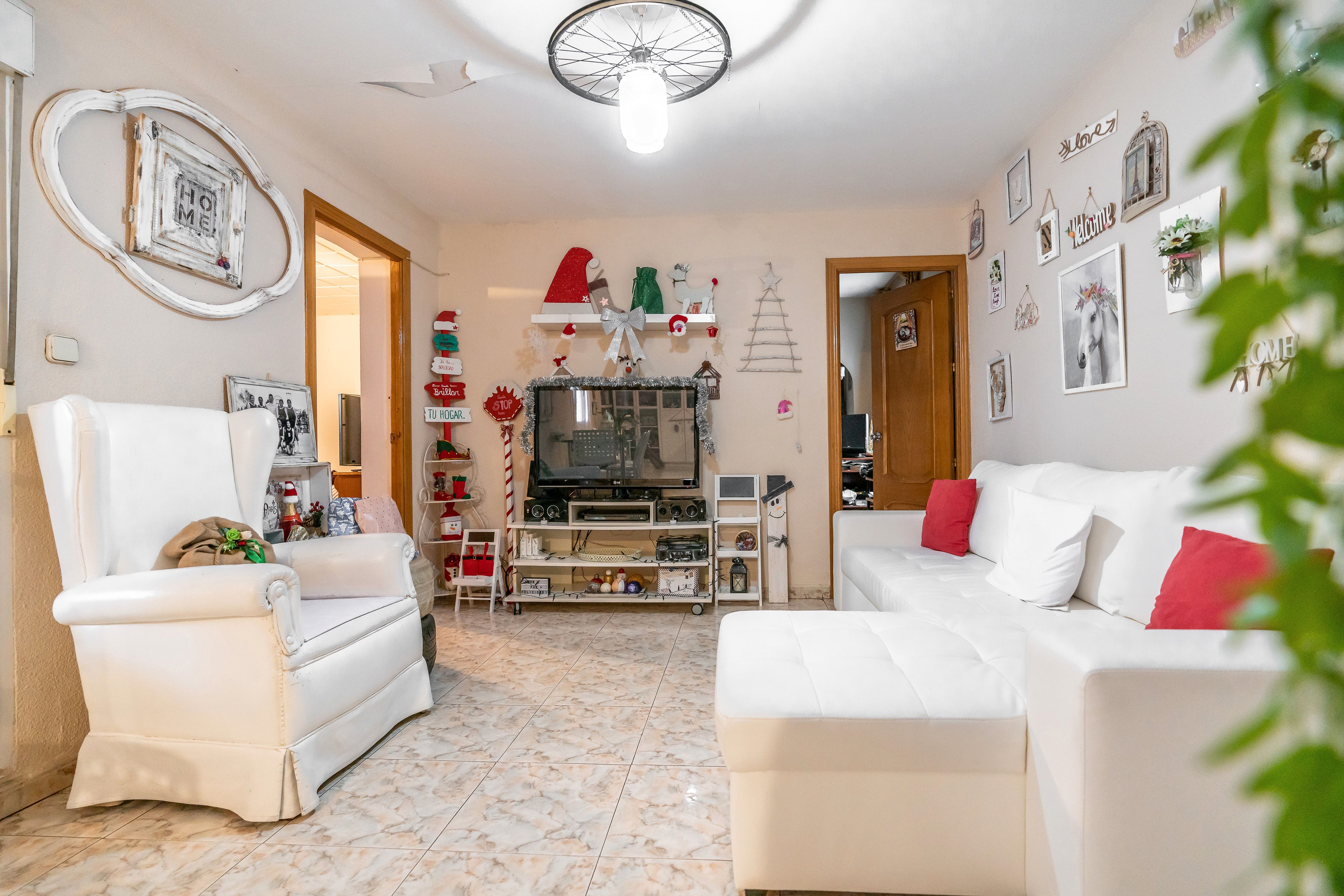Sala d'estar de Àtic en venda en  Madrid Capital amb Terrassa