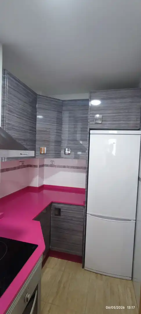 Kitchen of Flat for sale in Cartagena  with Air Conditioner and Furnished
