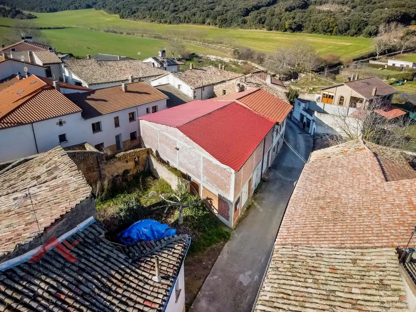 Vista exterior de Casa adosada en venta en Mendaza con Trastero