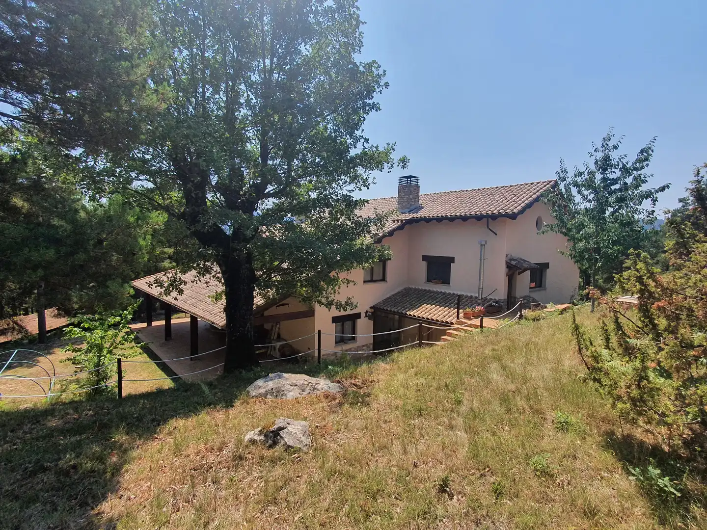 Vista exterior de Casa o chalet en venta en Guixers con Calefacción, Jardín privado y Terraza