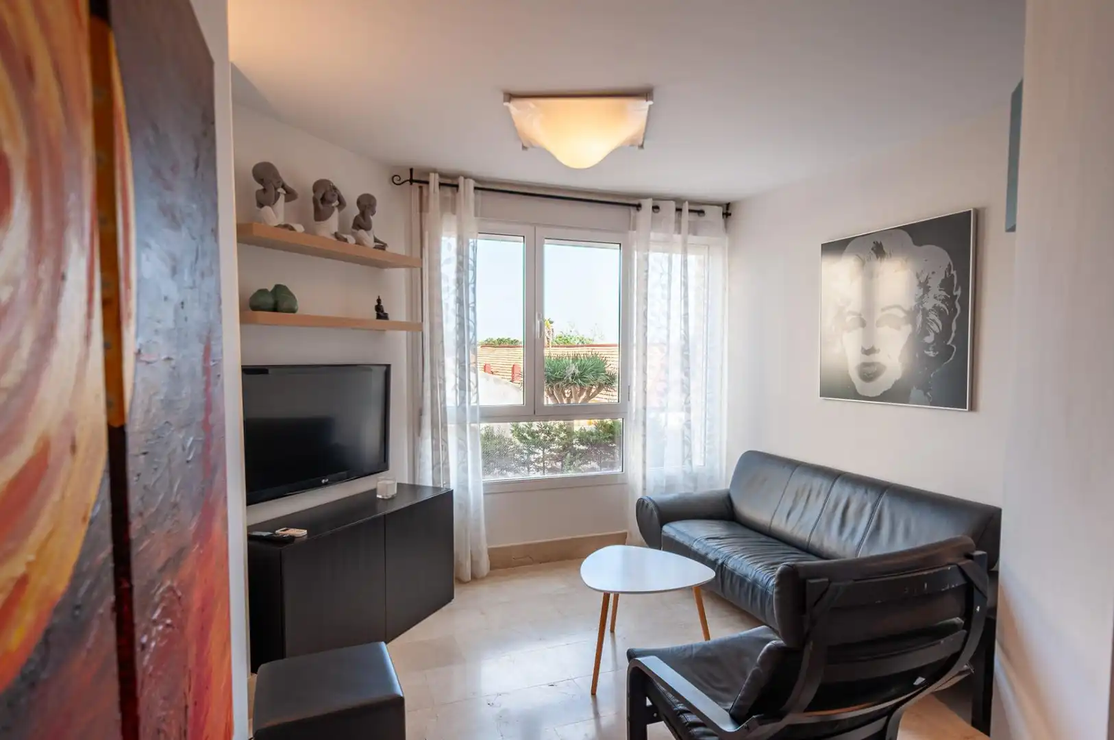 Sala d'estar de Apartament en venda en Calpe / Calp