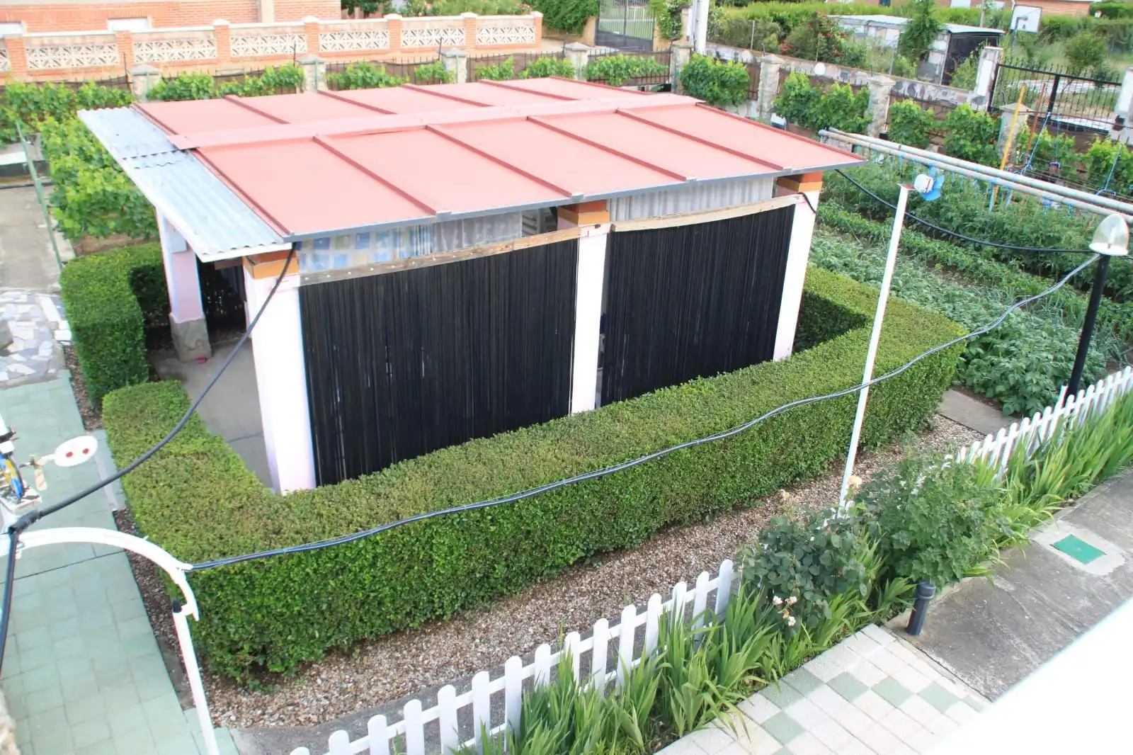Jardí de Casa o xalet en venda en Grijota amb Jardí privat, Terrassa i Piscina