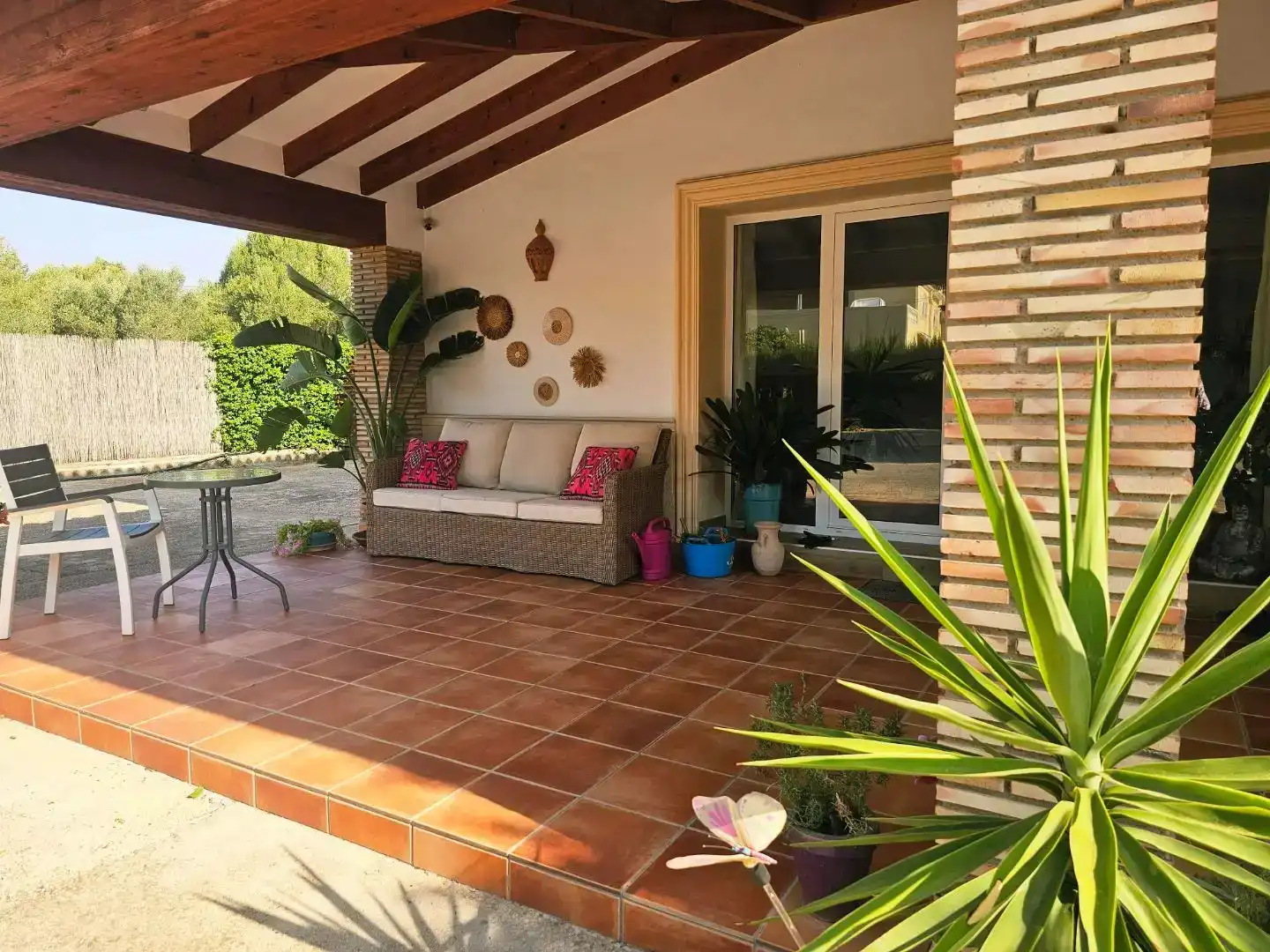 Terraza de Finca rústica en venta en Pedreguer con Aire acondicionado, Jardín privado y Balcón