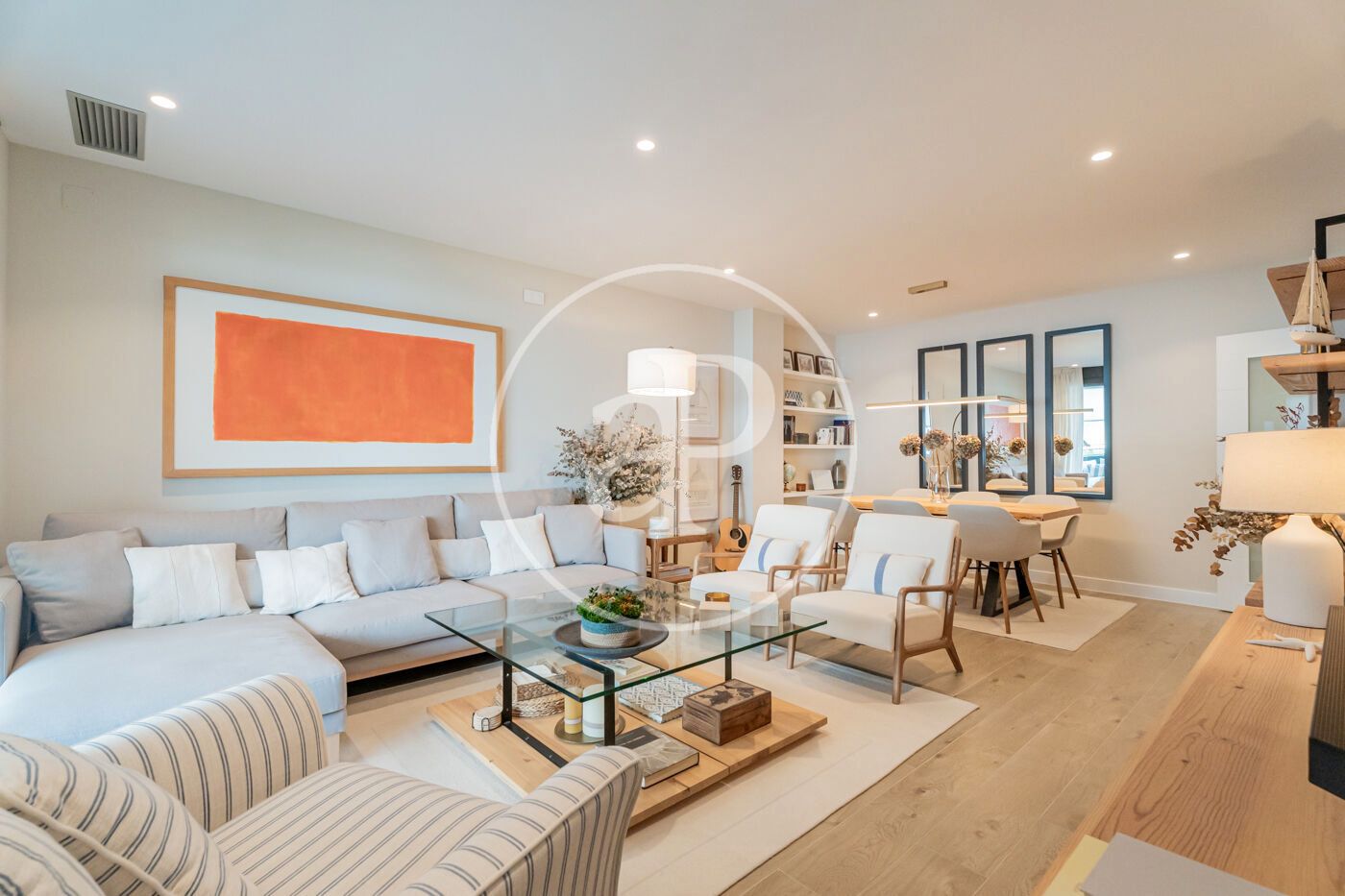 Living room of Flat for sale in Las Rozas de Madrid  with Air Conditioner, Heating and Private garden