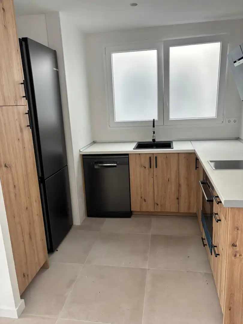 Kitchen of Flat for sale in Alcoy / Alcoi  with Air Conditioner, Storage room and Furnished