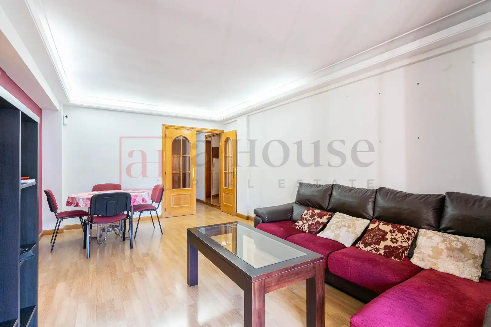 Sala de estar de Piso en venta en Móstoles con Jardín privado, Terraza y Amueblado