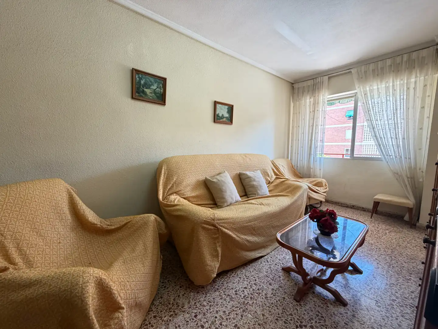 Living room of Flat for sale in Santa Pola  with Terrace and Furnished