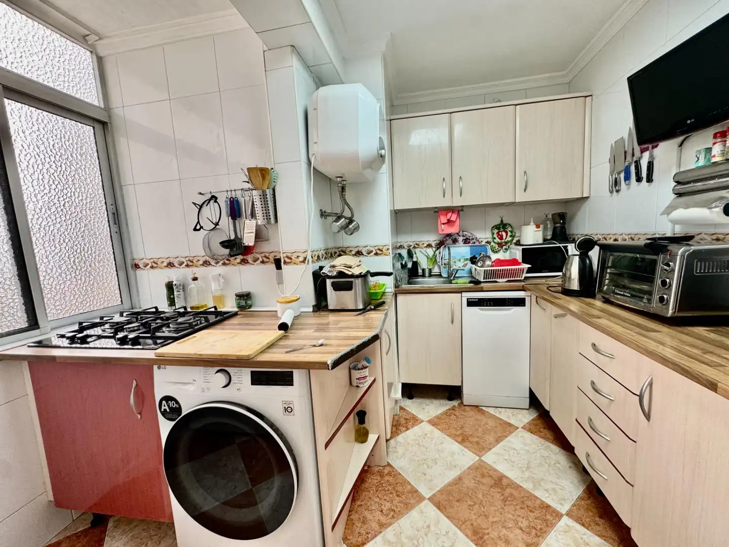 Kitchen of Flat for sale in Málaga  with Air Conditioner