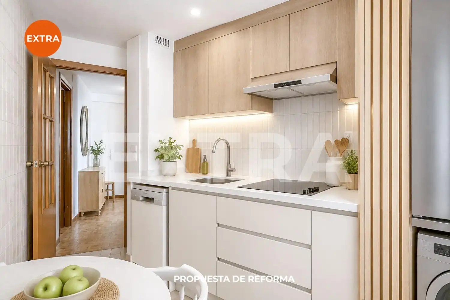 Cocina de Piso en venta en Madrid con Calefacción, Parquet y Terraza