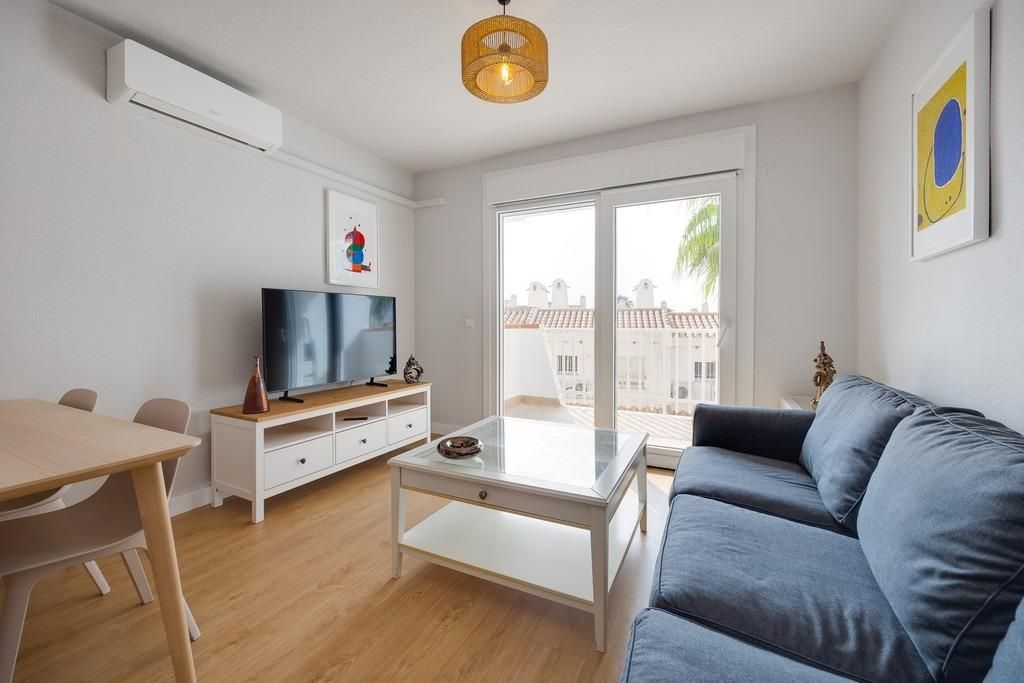 Living room of Flat for sale in Orihuela  with Air Conditioner, Terrace and Swimming Pool