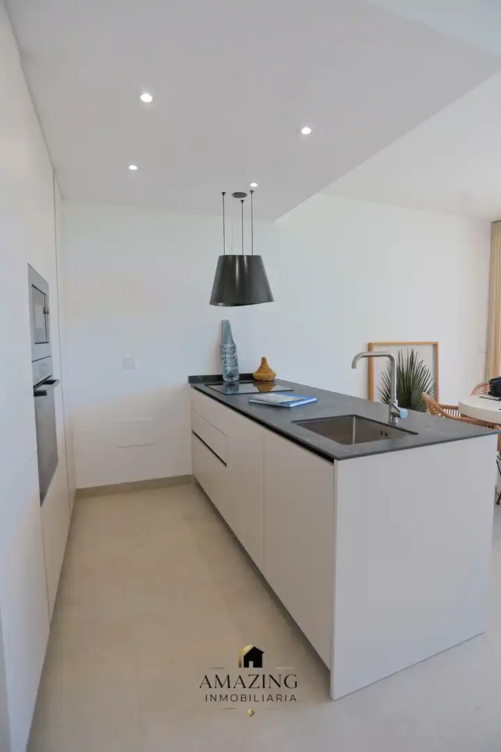 Cuina de Apartament en venda en Cartagena amb Aire condicionat, Calefacció i Terrassa