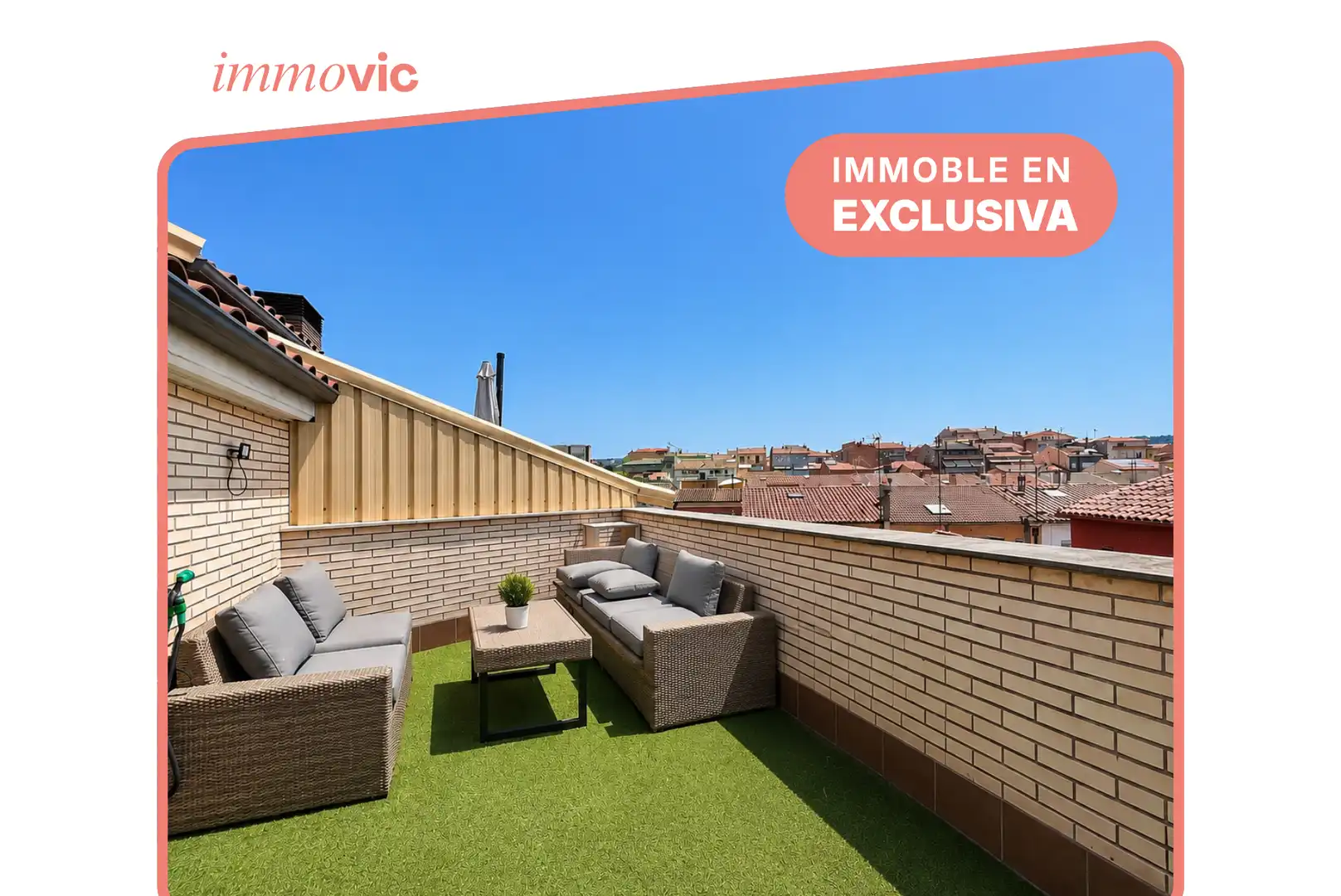 Terraza de Dúplex en venta en Roda de Ter con Calefacción, Parquet y Terraza
