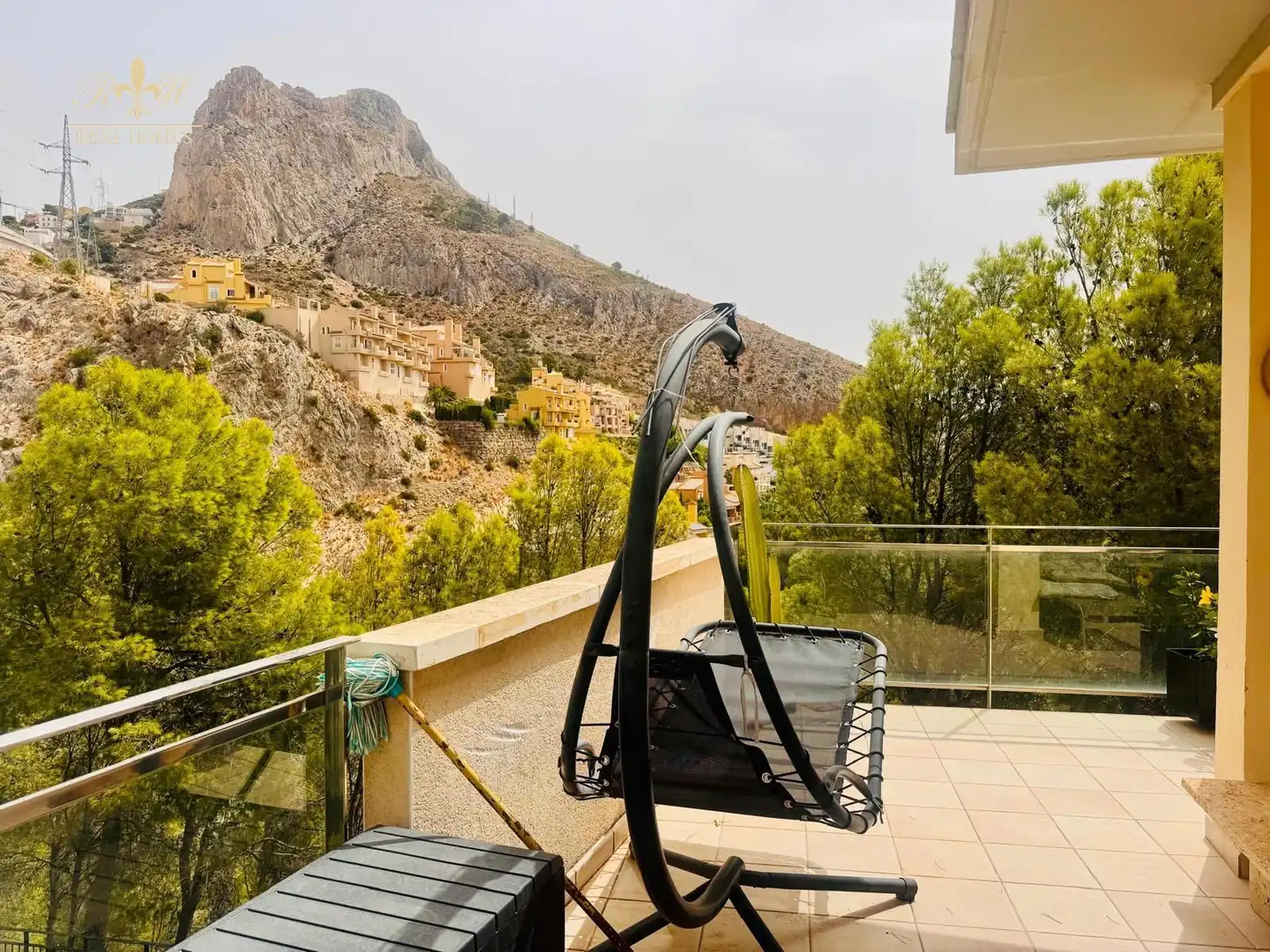 Terrace of Flat for rent in Altea  with Air Conditioner, Swimming Pool and Community pool