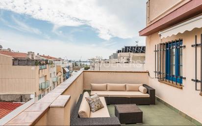 Terrace of Attic for sale in Vilanova i la Geltrú  with Air Conditioner, Heating and Parquet flooring