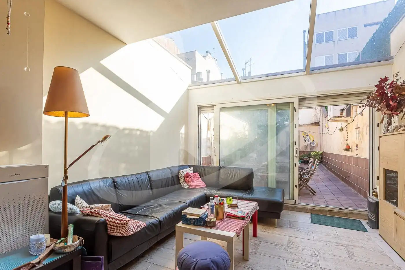 Wohnzimmer von Haus oder Chalet zum Verkauf in Sabadell mit Klimaanlage, Privatgarten und Terrasse
