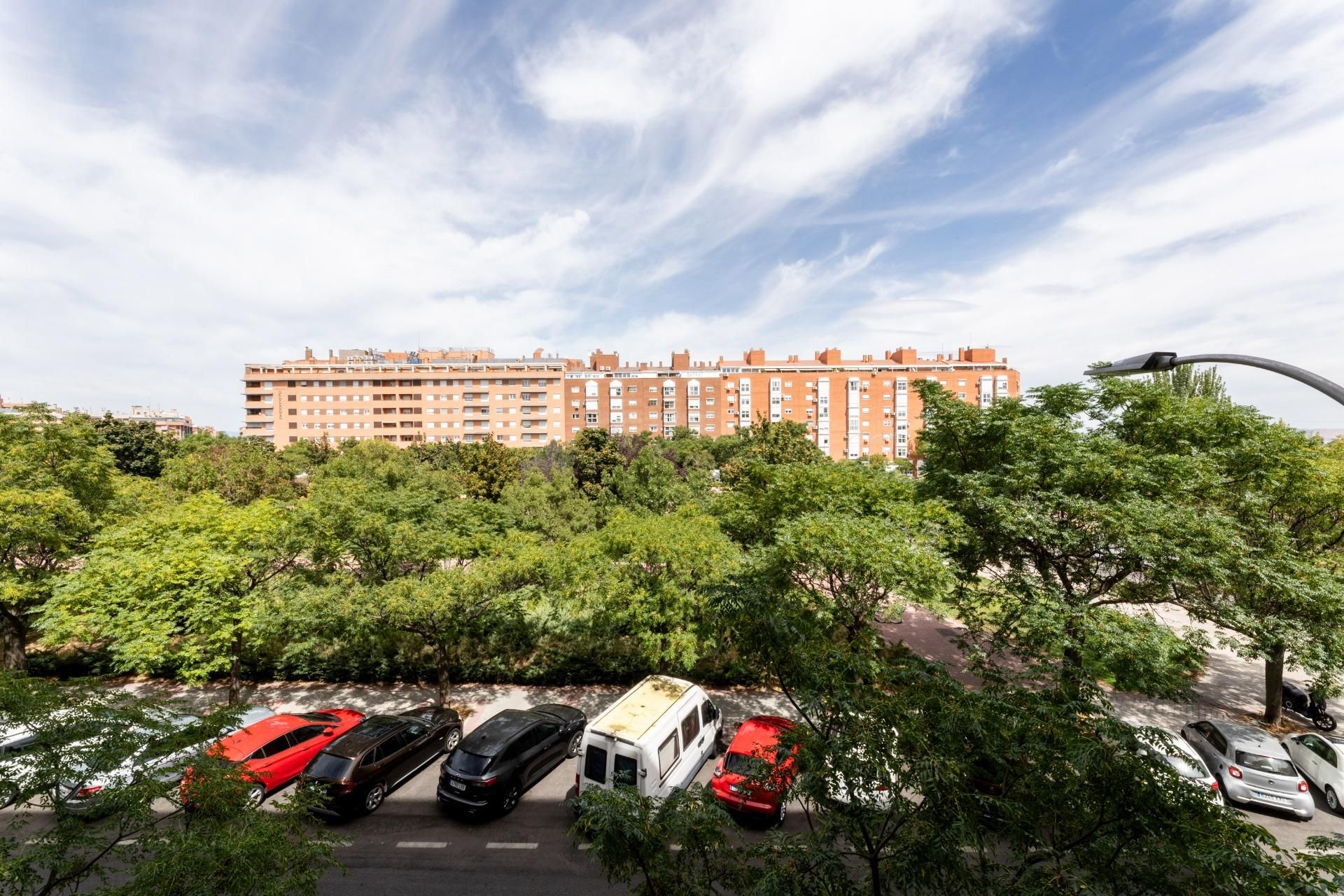 Exterior view of Apartment for sale in  Madrid Capital  with Air Conditioner, Heating and Private garden