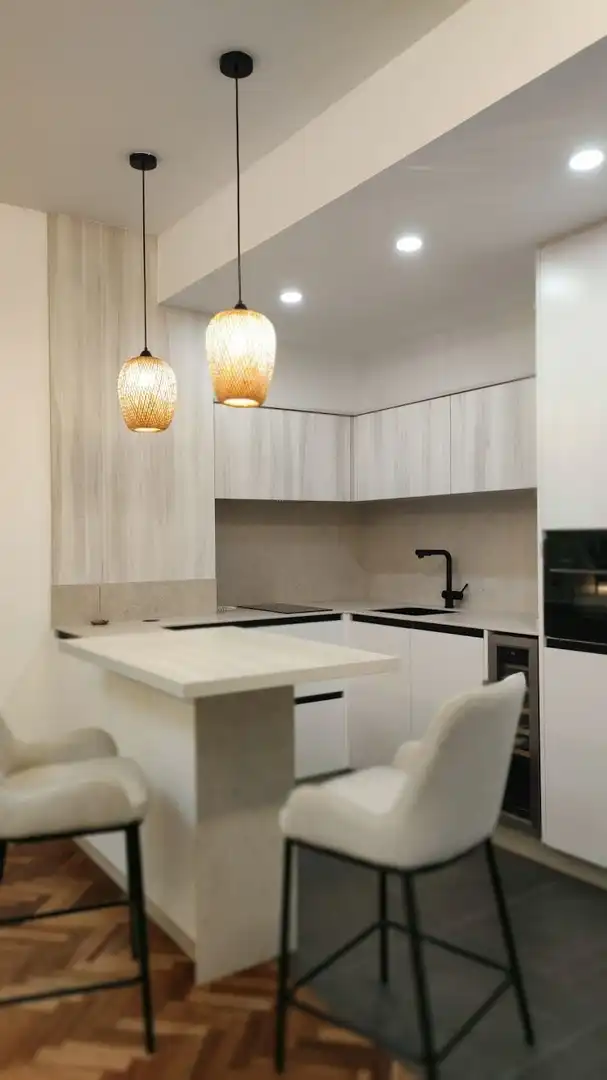 Cocina de Apartamento de alquiler en A Coruña Capital  con Calefacción y Amueblado