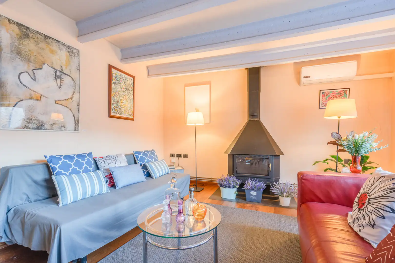 Sala d'estar de Casa adosada en venda en Ullà, Girona