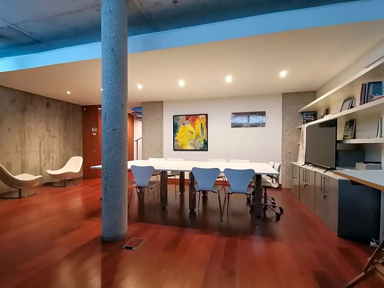 Esszimmer von Büro zur Miete in Madrid mit Klimaanlage und Heizung