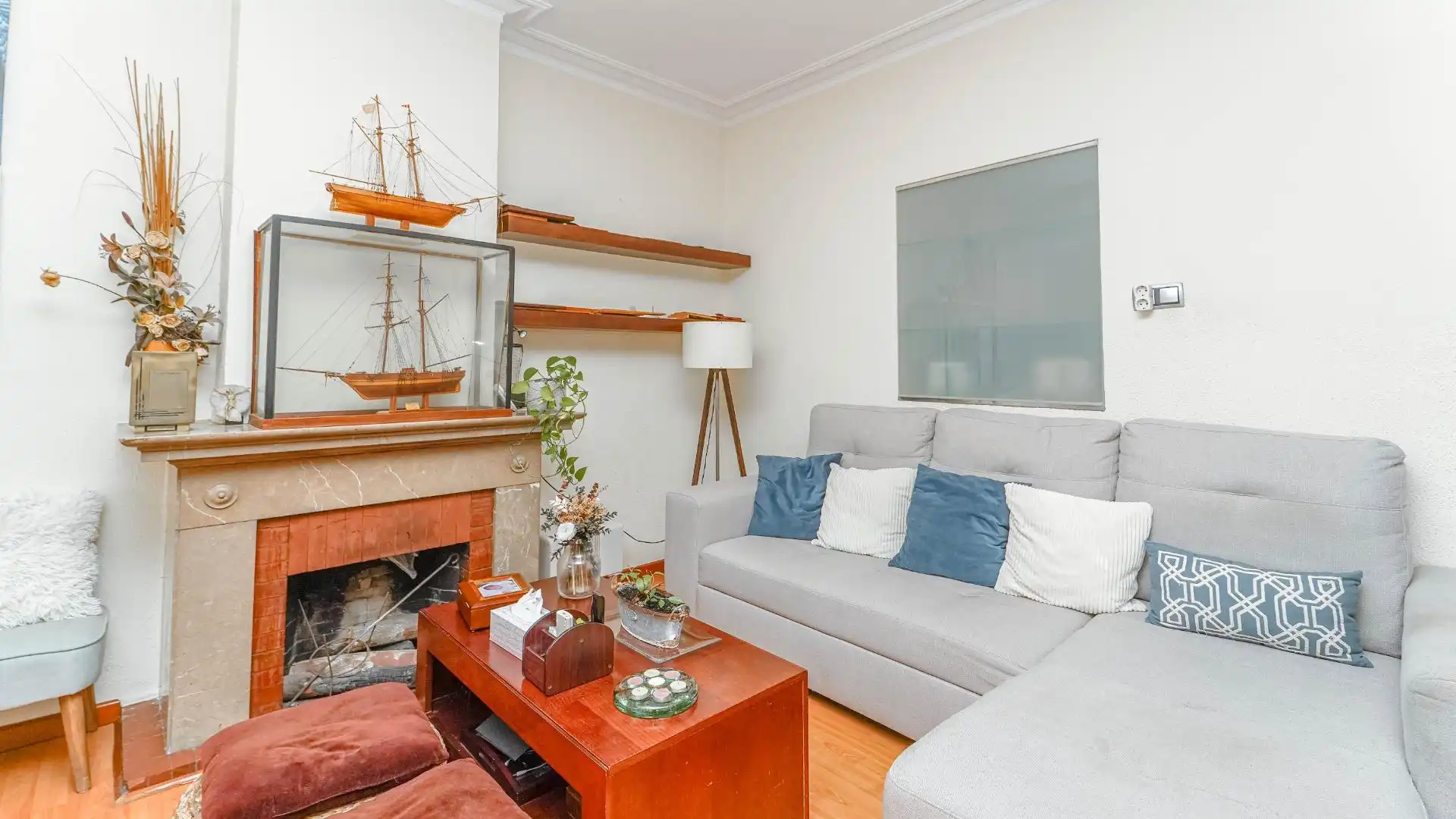Sala d'estar de Pis en venda en  Palma de Mallorca amb Aire condicionat, Calefacció i Parquet