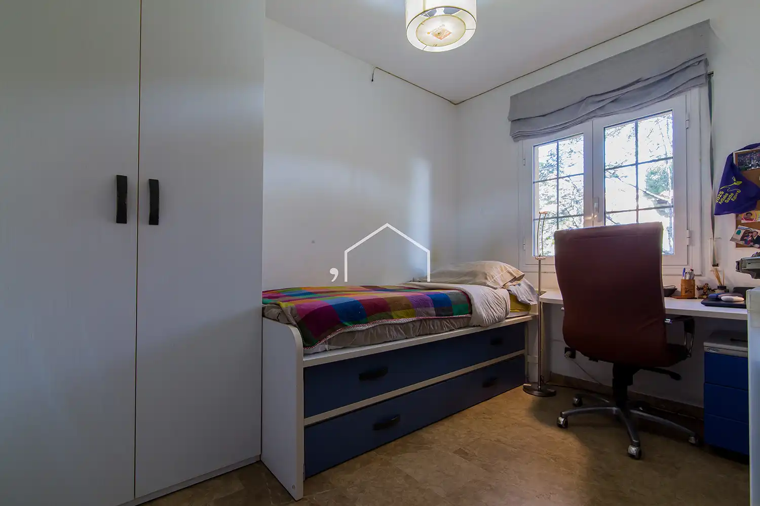 Schlafzimmer von Haus oder Chalet zum Verkauf in Teià mit Klimaanlage, Heizung und Privatgarten