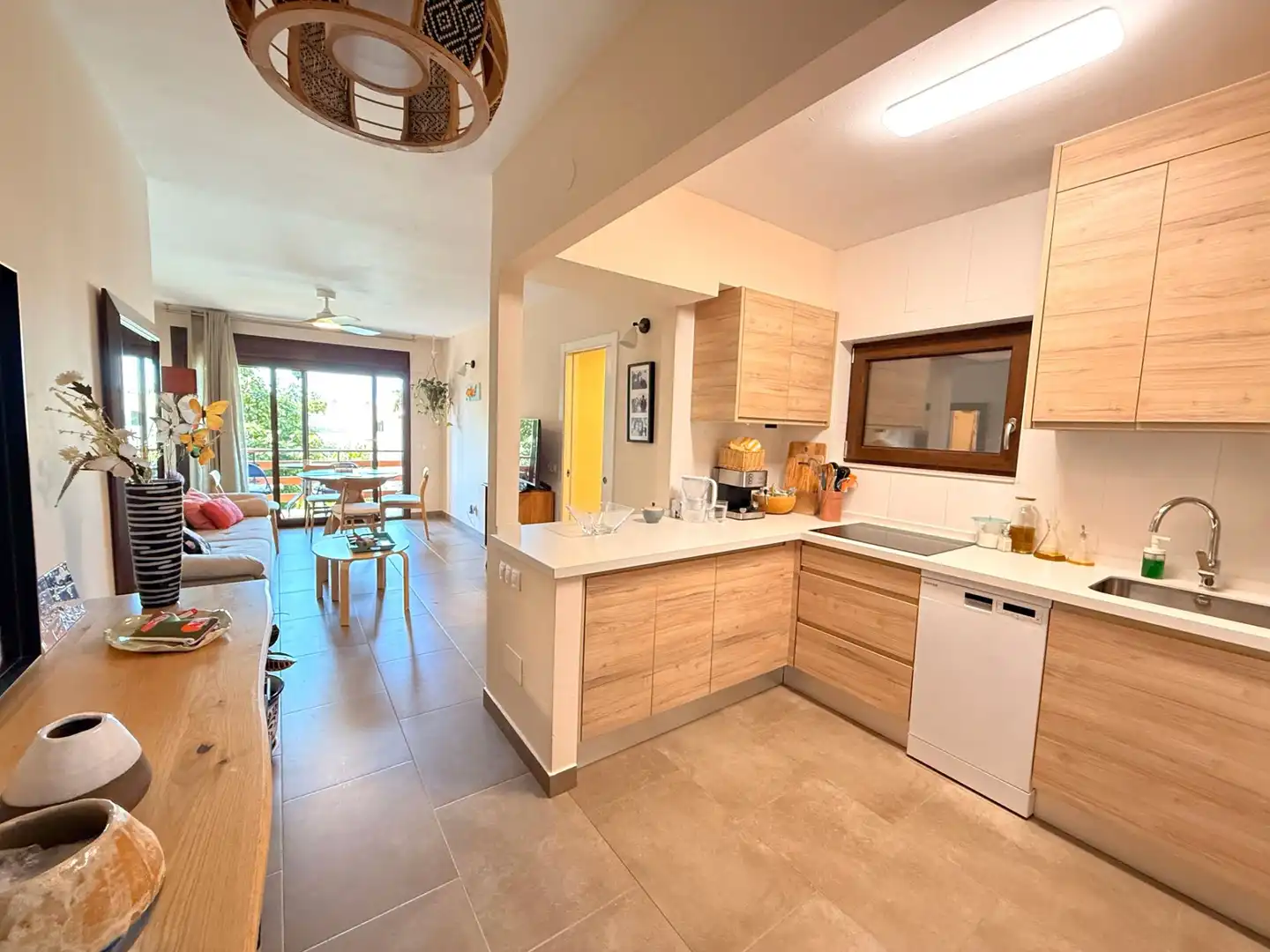 Cocina de Apartamento en venta en Estepona con Aire acondicionado, Terraza y Piscina
